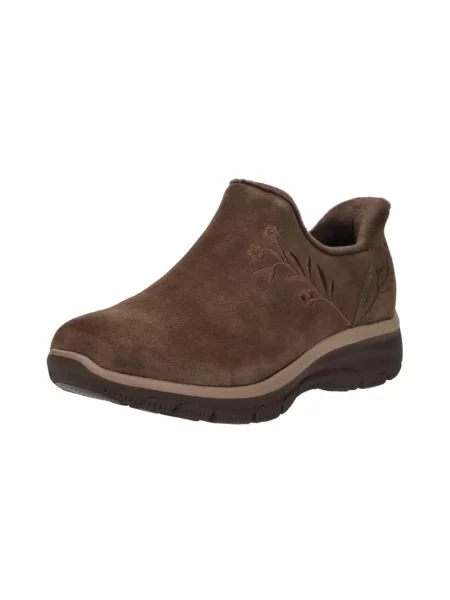 Sneakersy Skechers brązowe