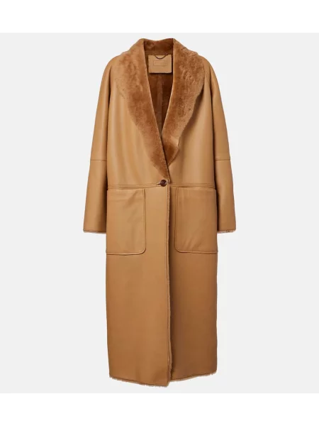 Palton Dorothee Schumacher din piele maro