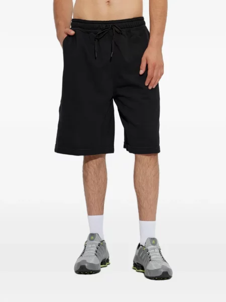 Sală de gimnastică pantaloni scurți Nike cu cordon din jerseu negru