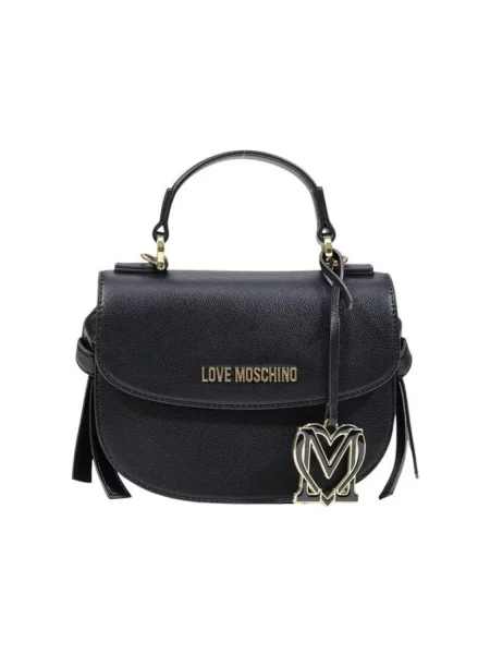 Love Moschino torebka crossbody z imitacji skóry czarna
