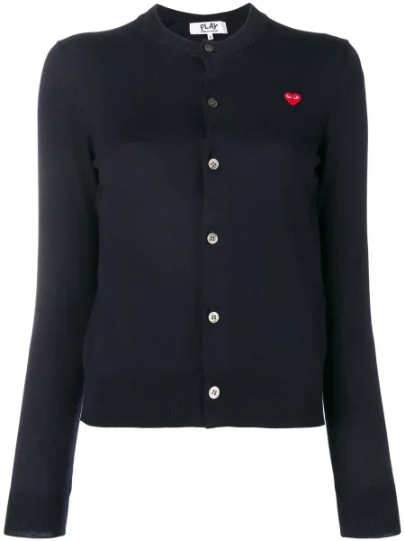 Cardigan Comme Des Garcons Play albastru
