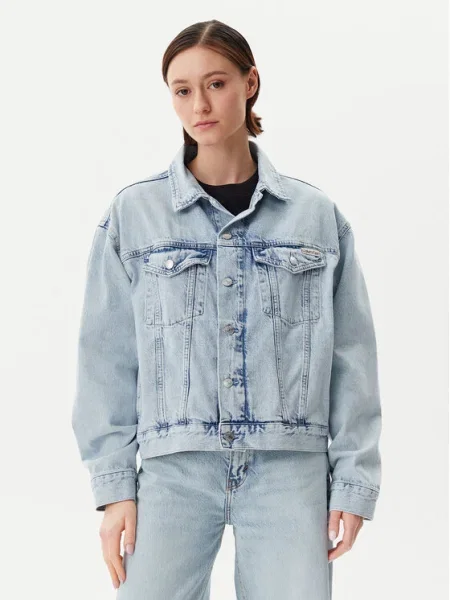 Calvin Klein Jeans farmerdzseki női átmeneti kék