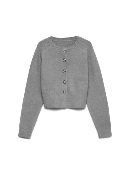 VERO MODA Geacă tricotată VMSIF' gri