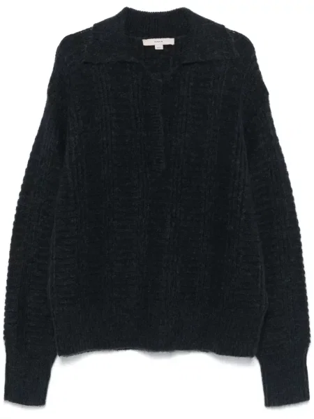 Pulover Remain tricotate albastru