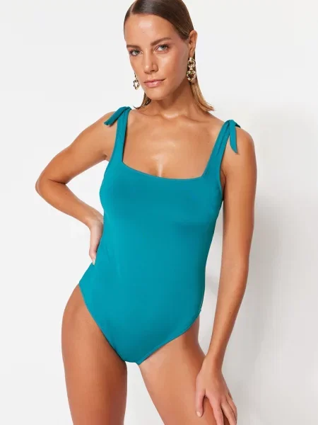 Costum de baie Trendyol turcoaz