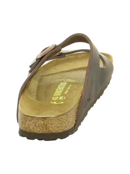 Pantofle BIRKENSTOCK Arizona LEOI Narrow habana hnědé