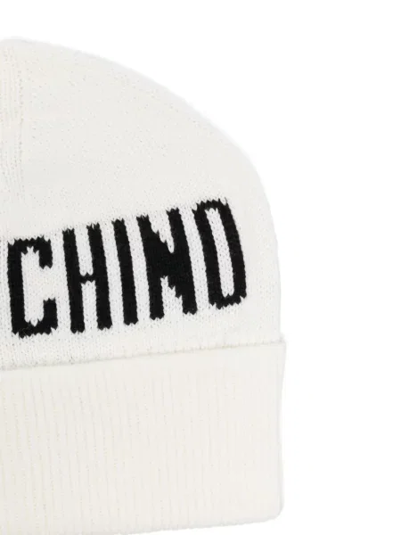 Czapka dziecięca Moschino biała