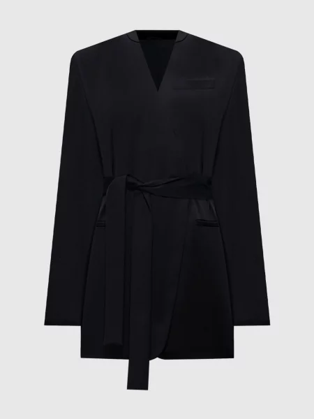 Двобортний жакет з вовни Brunello Cucinelli чорний