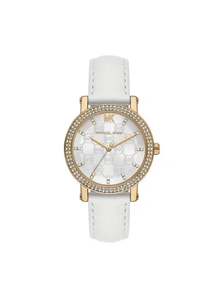 Michael Kors Zegarek Citizen Srebrny biały