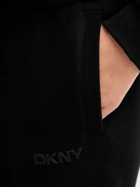 Спортивні штани Dkny однотонні чорний