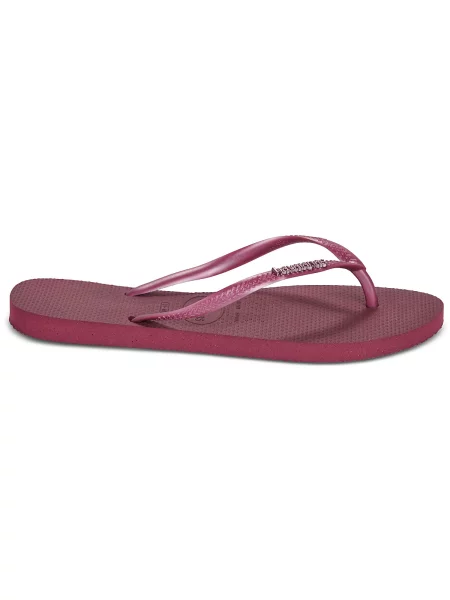 Havaianas japanke za žene SLIM LOGO METALLIC crvena
