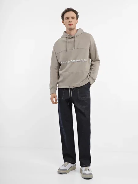 Худі Emporio Armani сірий