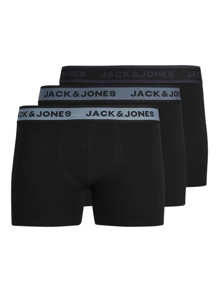 JACK & JONES Boxeri Louis gri / amestecat negru