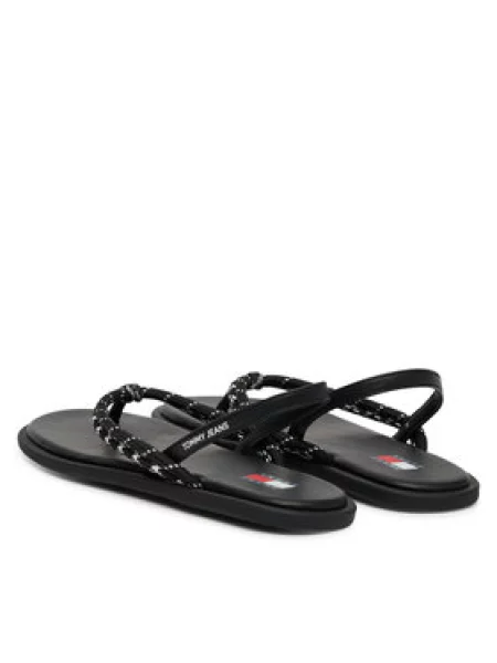 Sandale Tommy Jeans casual crna