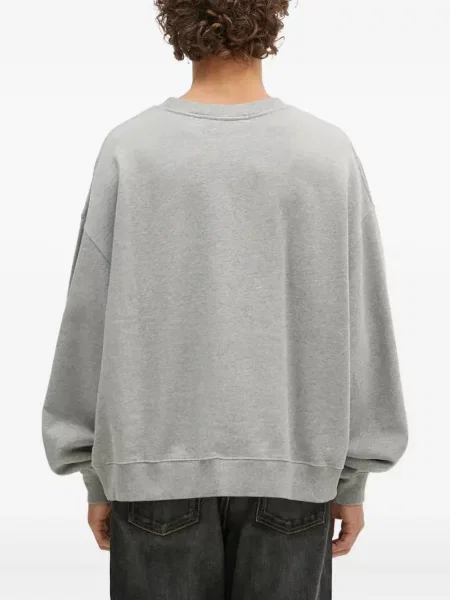 Hanorac crewneck 1017 Alyx 9sm cu broderie gri