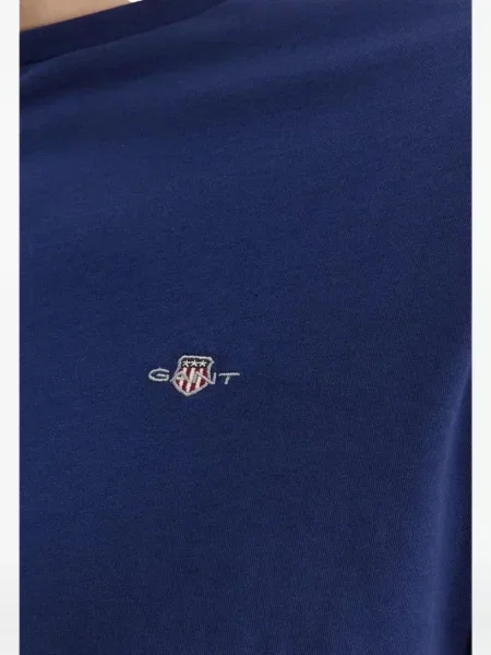 Tricou Gant cu autograf albastru