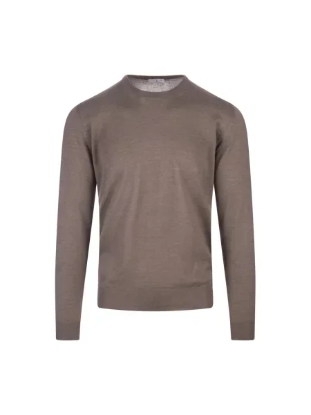Sweter Fedeli brązowy