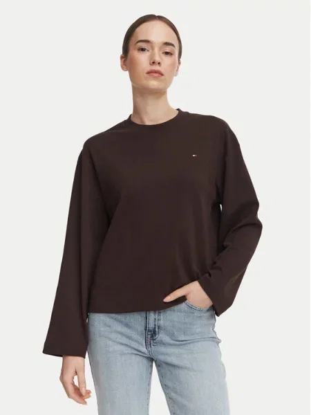 Tommy Hilfiger Bluzka brązowy