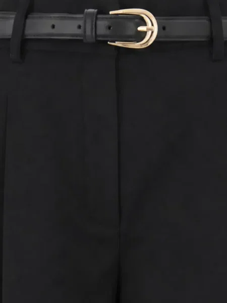Pantaloni Max Mara de lână negru