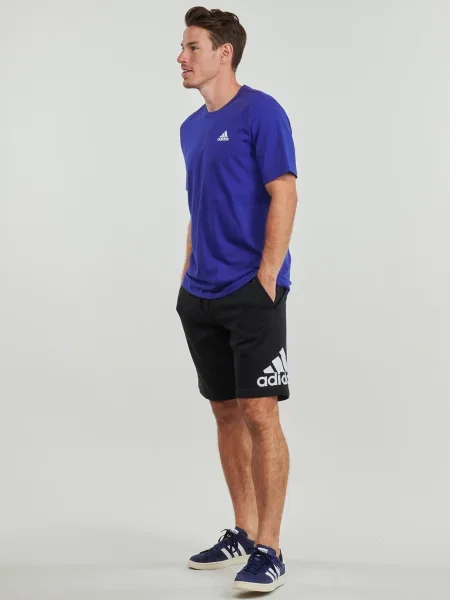 Tricou Adidas Performance din jerseu cu broderie albastru