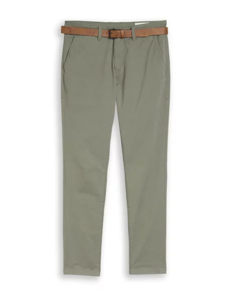 TOM TAILOR DENIM Chino kalhoty khaki