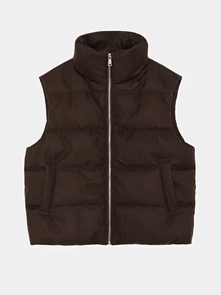 Утепленный жилет Braska коричневый