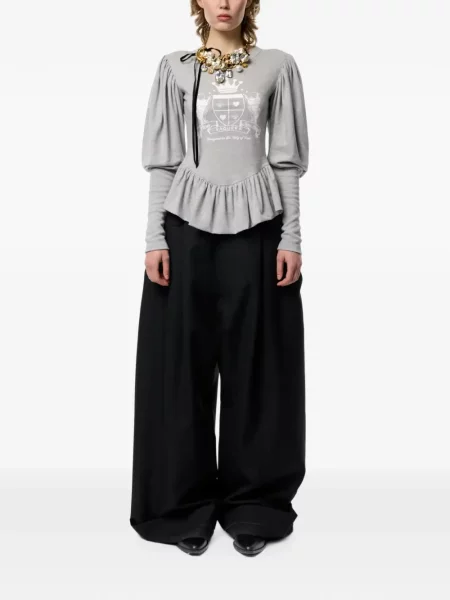Tricou Vaquera cu imagine gri