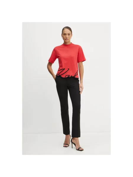 Karl Lagerfeld t-shirt czerwony
