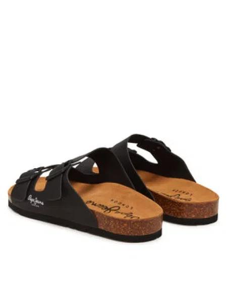 Klasické pantofle Pepe Jeans černé