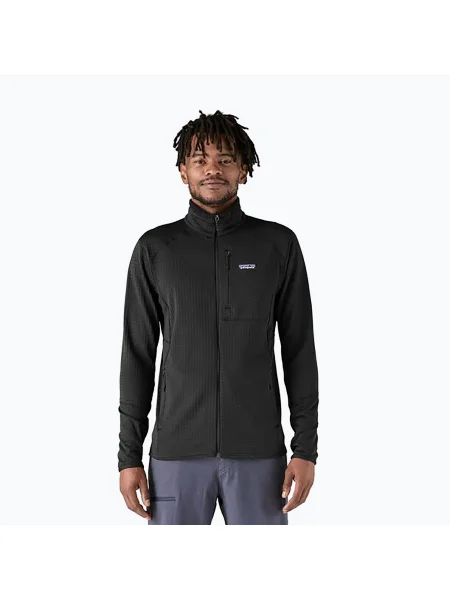 Hanorac din fleece Patagonia din fleece negru