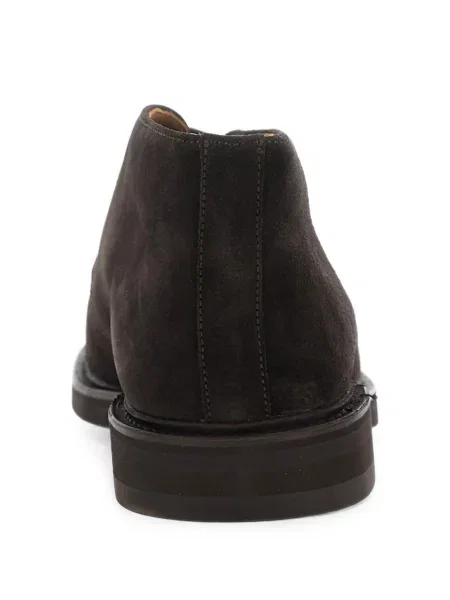 Ghete desert Berwick Shoes din piele de căprioară maro