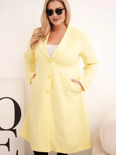 Gulerat haină de mazăre Kesi Włoski negru