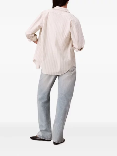 Blugi Calvin Klein Jeans cu autograf albastru