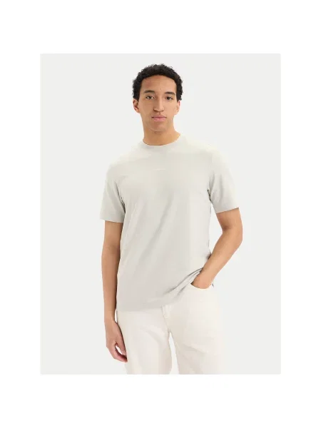 Calvin Klein T-Shirt Κρεμ Regular Fit