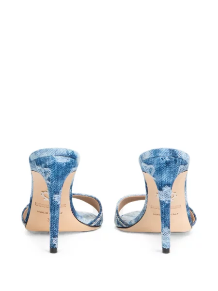 Papuci tip mules Dsquared2 albastru