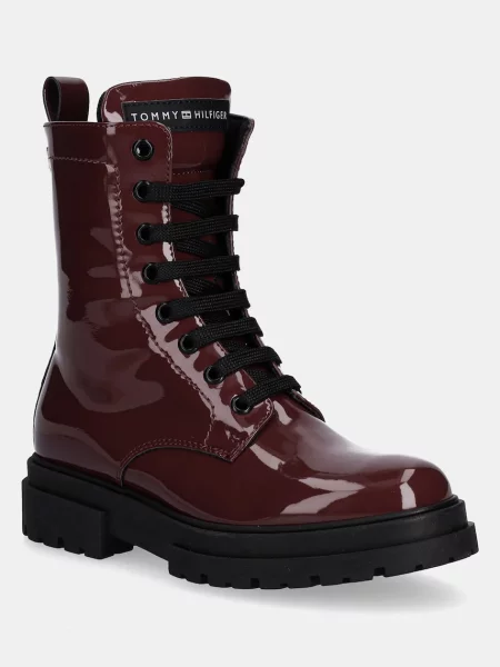 Dječje gležnjače Tommy Hilfiger crvena