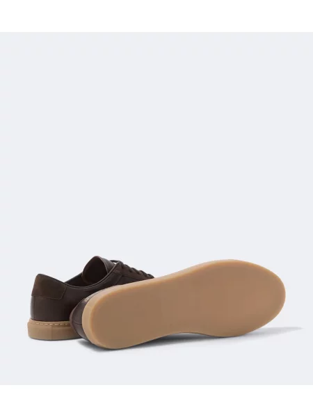 Sneakerși Common Projects din piele de căprioară maro