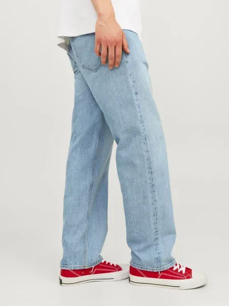 JACK & JONES Kavbojke Eddie Cooper svetlo modra