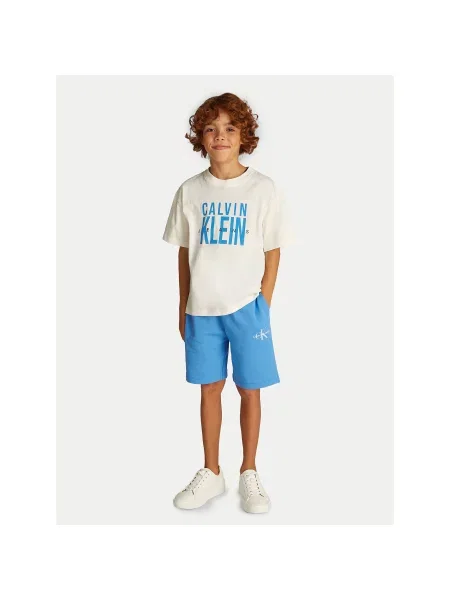 Calvin Klein Jeans T-shirt Bold Graphic Écru