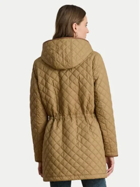 LAUREN RALPH LAUREN Átmeneti kabát Straight Fit barna