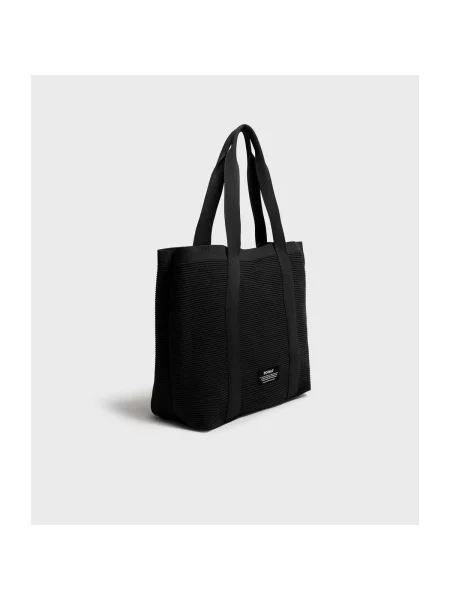 Shopper kabelka Ecoalf čierna