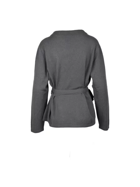 Sweter Fabiana Filippi wełniany szary