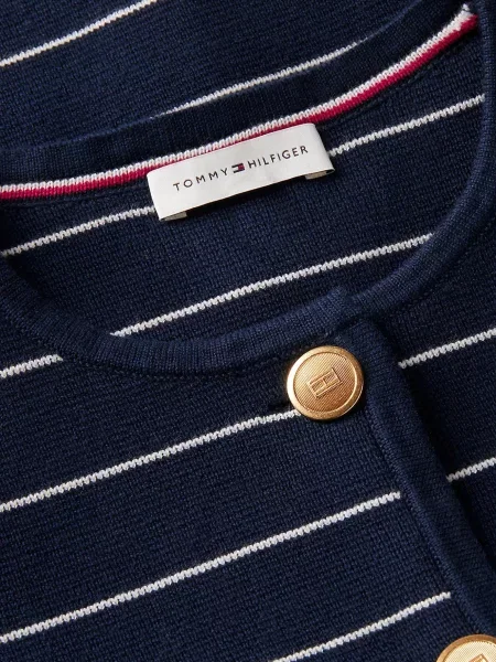 У смужку кардиган Tommy Hilfiger синій