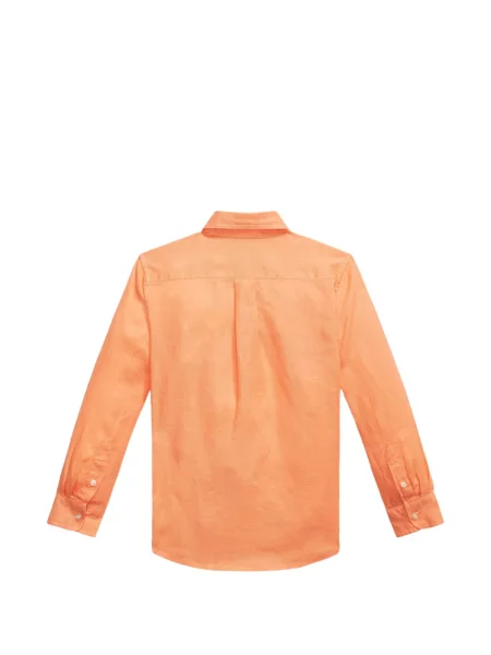 Koszula dziecięca Polo Ralph Lauren pomarańczowa