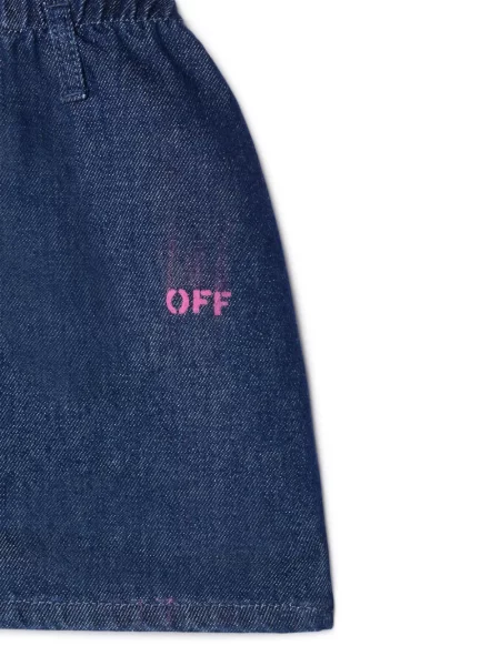 Spódnica jeansowa dziecięca Off-white biała