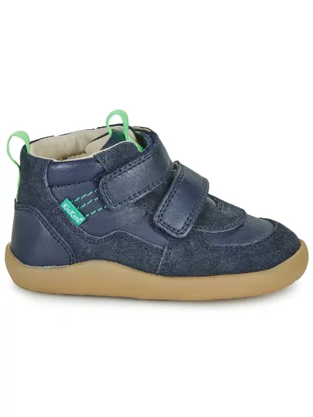 Členkové topánky Kickers modrá