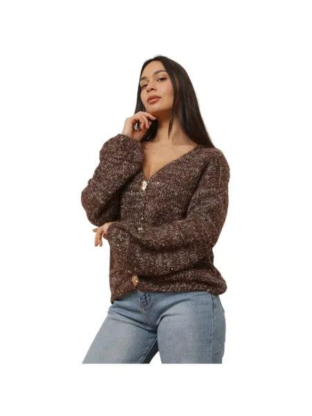 Pulover La Modeuse maro