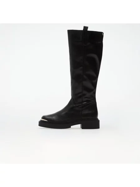 Sneakers Steve Madden Constance Black Leather EUR 40 μαύρο