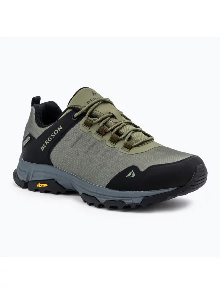 Férfi trekking cipő BERGSON Hadjer Low STX olive Hadjer Low STX HADJERLOWSTX zöld