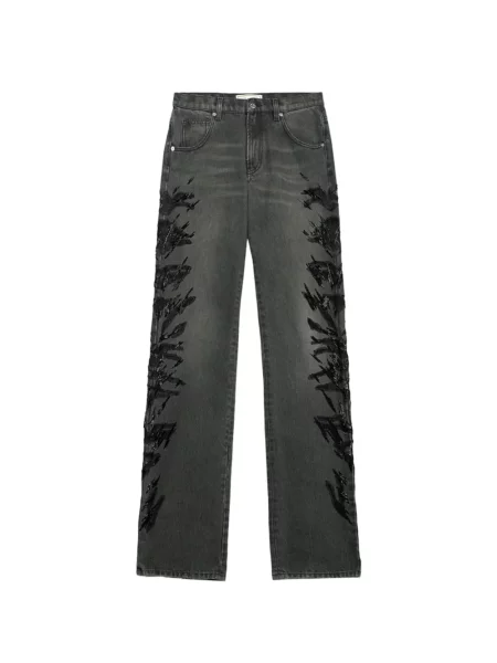 Blugi Blumarine cu model zebră negru